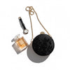 Black Round Shape Mini Clutch