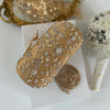 Gold Bird-Motifs Bridal Clutch