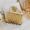 Mini Gold Brass Clutch