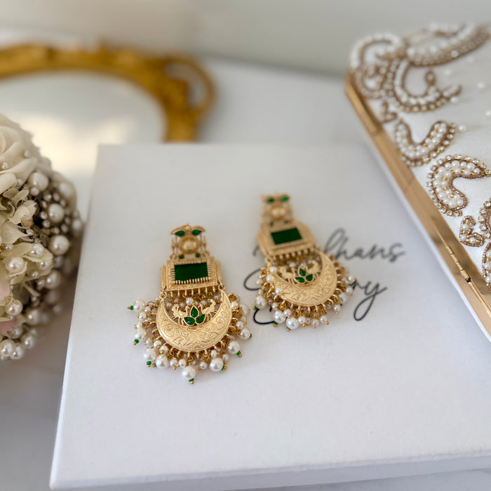 Kashmiri Earrings: Multicolor Traditional Earrings