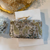 Sage Green Peacock Clutch | Hand-Embroidered Clutch With Bird Knob