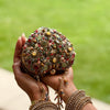 Multicolor Hand-Embroidered Heart-Shaped Kundan Clutch