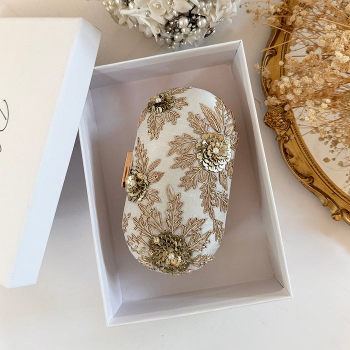 Ivory Wedding Clutch Bag
