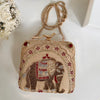 Mughal Inspired Raw Silk Clutch