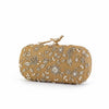 Gold Bird-Motifs Bridal Clutch