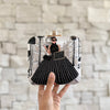 Black and White Statement Clutch