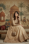 Mughal Inspired Raw Silk Clutch