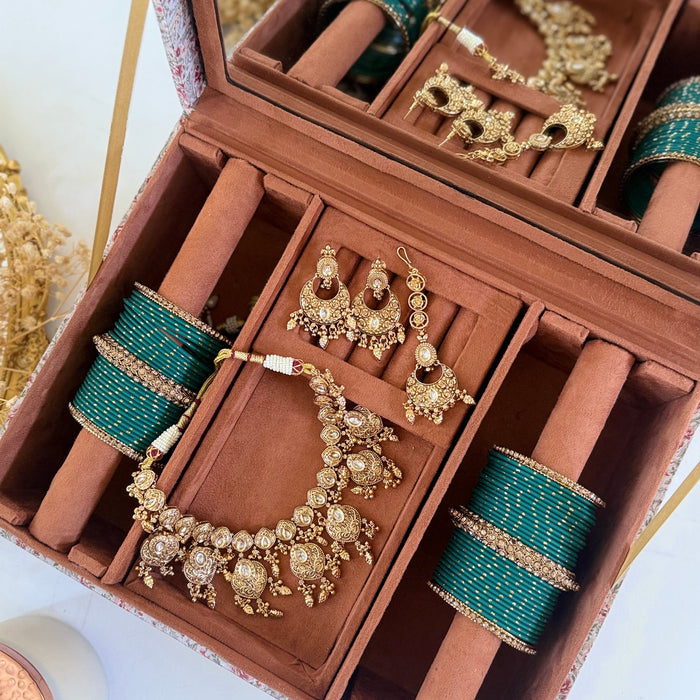 Gold Embroidered Bridal Trousseau 