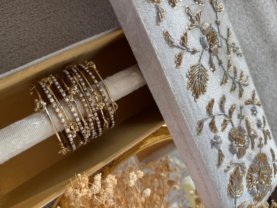 Kashmiri Bangles- Gold Plated