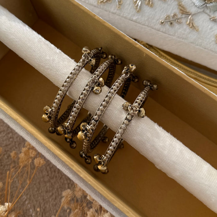 Kashmiri Bangles- Antique Gold Bangles