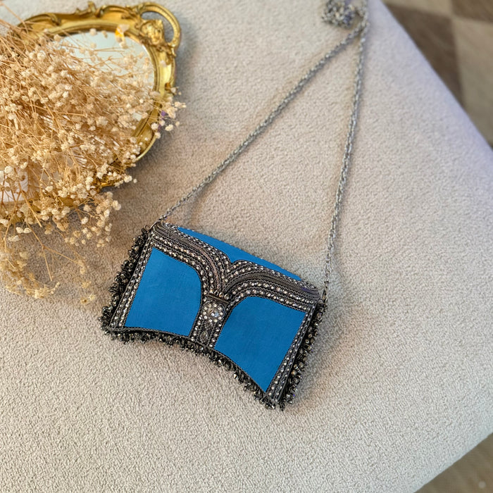 Royal Blue Statement Clutch