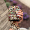 Multicolor Hand-Embroidered Mini Kundan Clutch