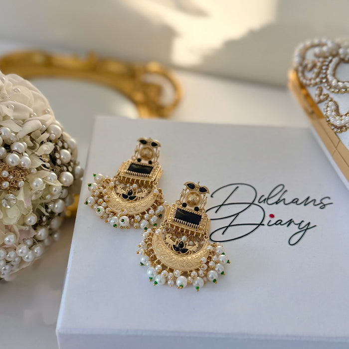 Kashmiri Earrings: Multicolor Traditional Earrings
