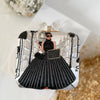 Black and White Statement Clutch