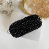 Black Crystal Vanity Case Bag | Suede Bridal Evening Bag