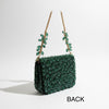 Emerald Green Mini Crystal Clutch