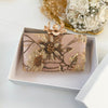 Champagne Sunflower Clutch | Floral Evening Bag