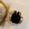 Heart Shape Mini Brass Clutch