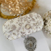 Ivory Bird-Motifs Bridal Clutch