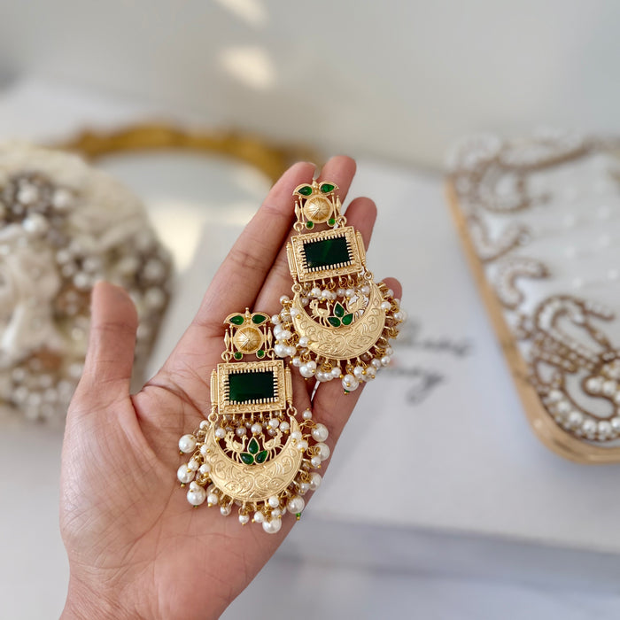 Kashmiri Earrings: Multicolor Traditional Earrings