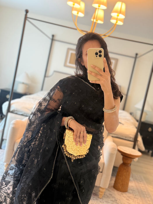 Gold Plated Brass Clutch: Vintage Style 24k Gold Plated Brass Clutch