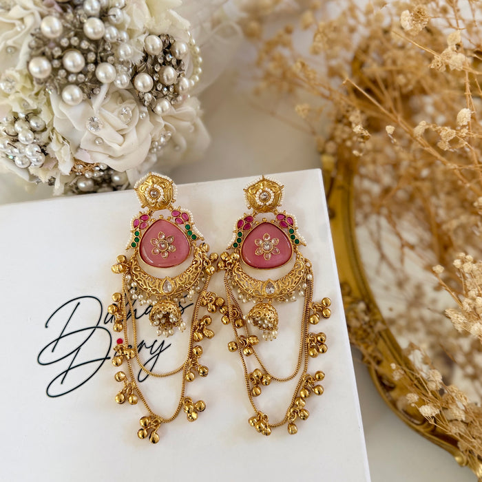 Kashmiri Earrings: Multicolor Traditional Earrings