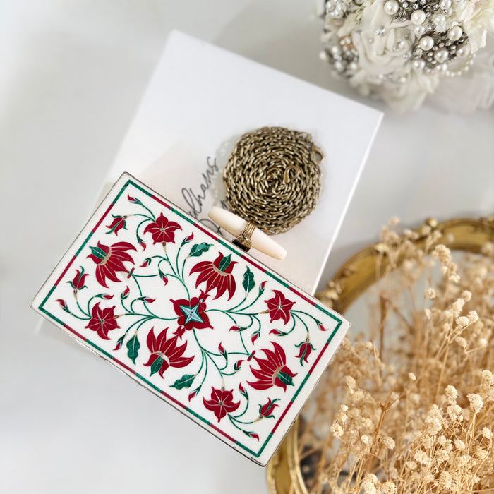 Gemstone Sangemarmar Clutch | Statement Evening Bag