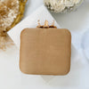 Mughal Inspired Clutch | Zardozi Elephant Motif & Large Flower Knob