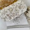 Ivory Bird-Motifs Bridal Clutch