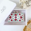 Gemstone Sangemarmar Brass Clutch