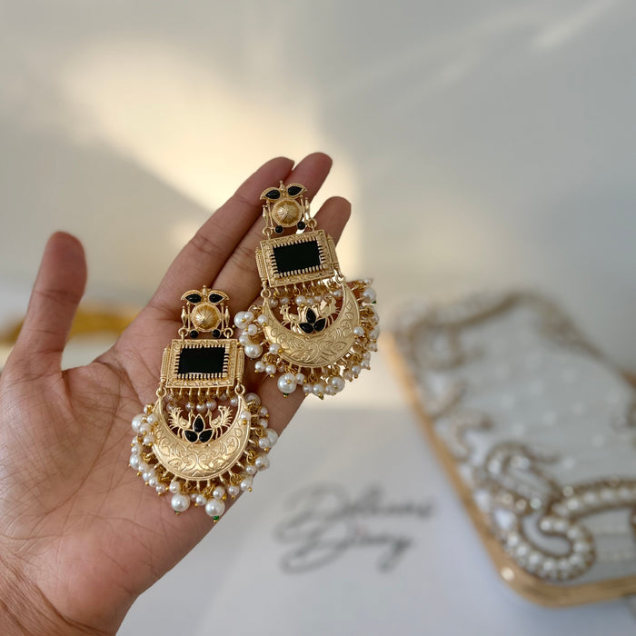 Kashmiri Earrings: Multicolor Traditional Earrings