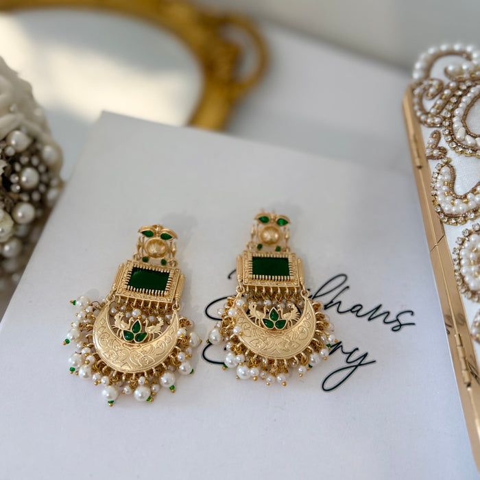 Kashmiri Earrings: Multicolor Traditional Earrings