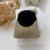 Natural Sage Green Onyx Gemstone & Kundan Mini Clutch