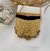 Gold Plated Brass Clutch: Vintage Style 24k Gold Plated Brass Clutch