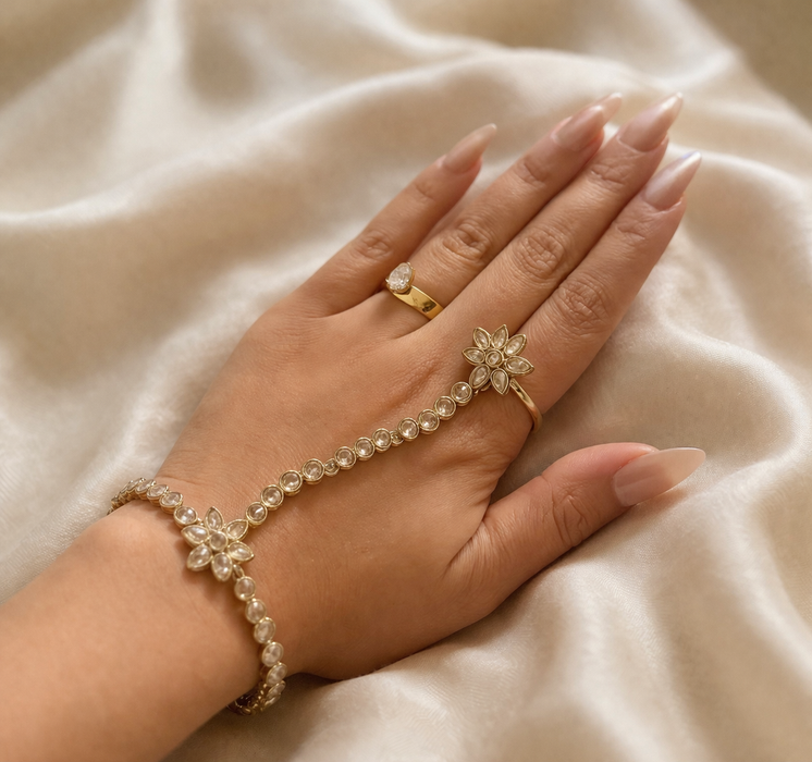 Champagne Handpiece with Attached Ring – Set of 2