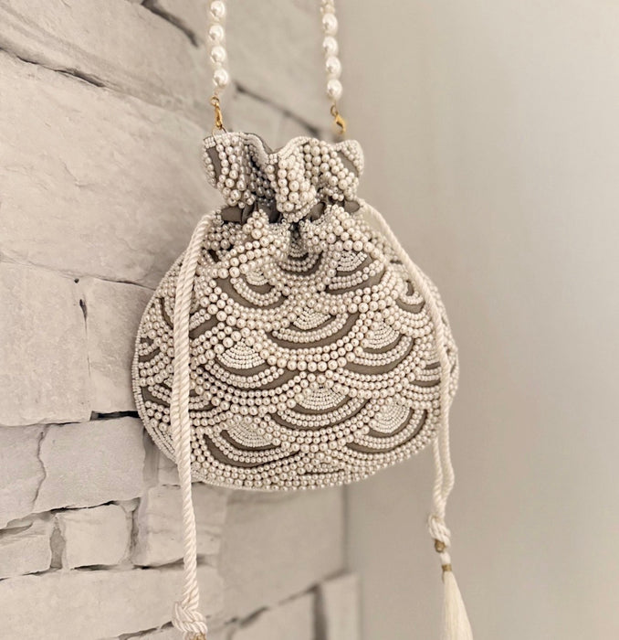 Handmade Beaded Bridal Potli Bag