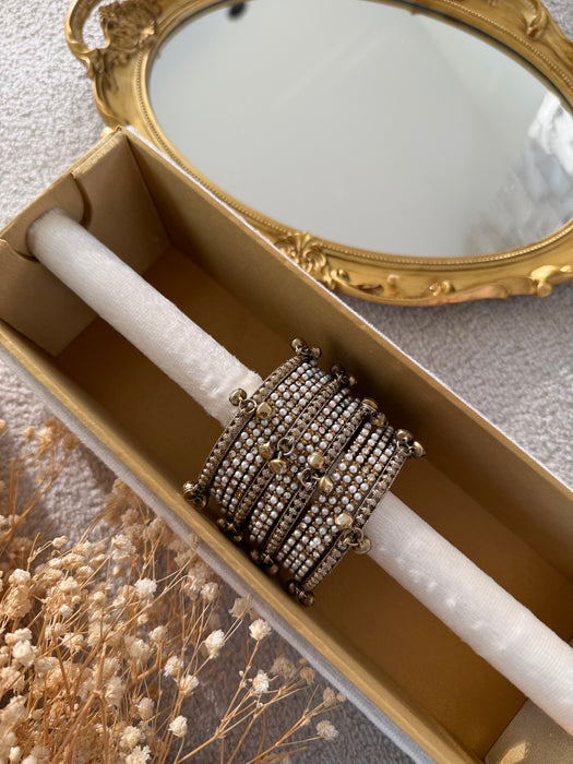 Kashmiri Bangles- Antique Gold Bangles