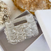 Mini Silver Crystal Clutch