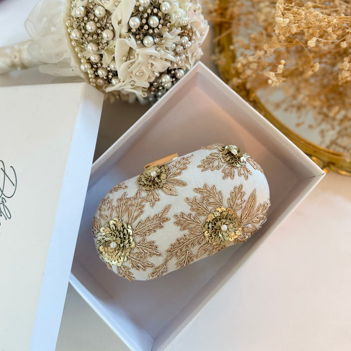 Ivory Wedding Clutch Bag