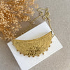 Moon shape brass clutch 