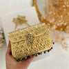 Mini Gold Brass Clutch