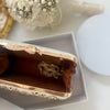 Ivory Clutch | Beaded Evening Bag with Bird Knob