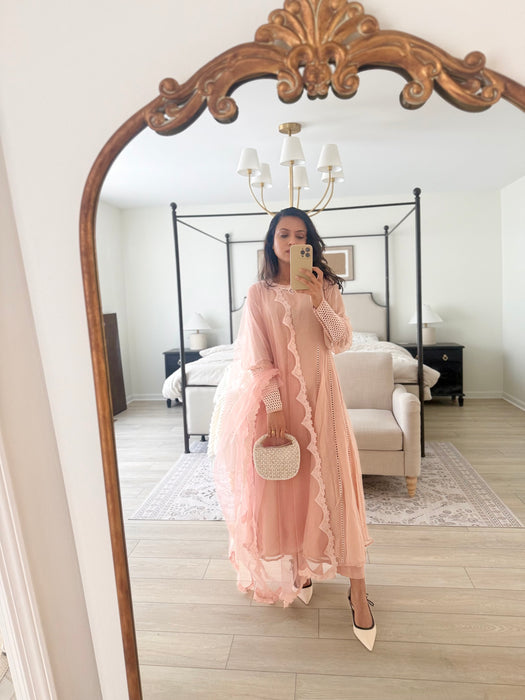 Beaded Bridal Top Handle Bag: Natural Tone Handmade Wedding Clutch