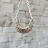 Mini Crescent Moon Brass Clutch