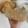 Gold Bird-Motifs Bridal Clutch