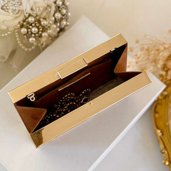Maroon Velvet Bridal Clutch : Zardozi Work Evening Clutch