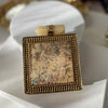 Mini Mother of Pearl Clutch : Gold Statement Clutch