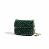 Emerald Green Mini Crystal Clutch