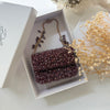 Purple Mini Crystal Clutch
