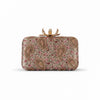 Multicolor Printed Hand-Embroidered Clutch Bag, Floral Evening Purse